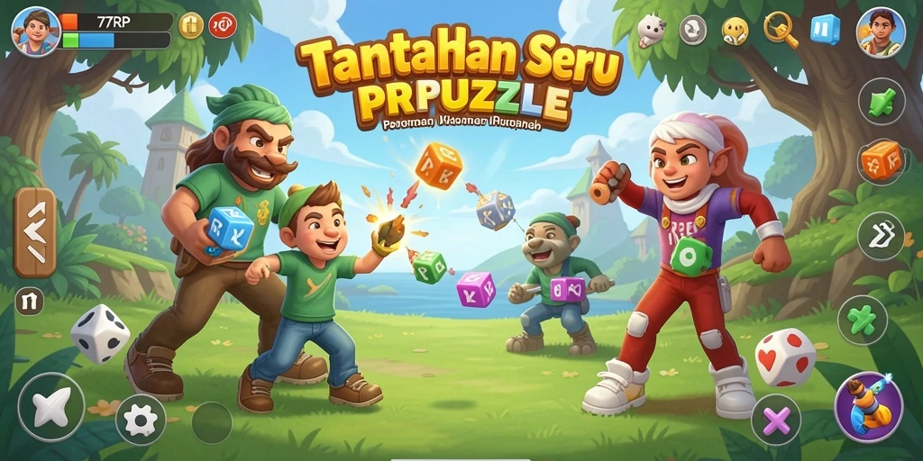 Tampilan gameplay 77RP yang menantang dan menarik.