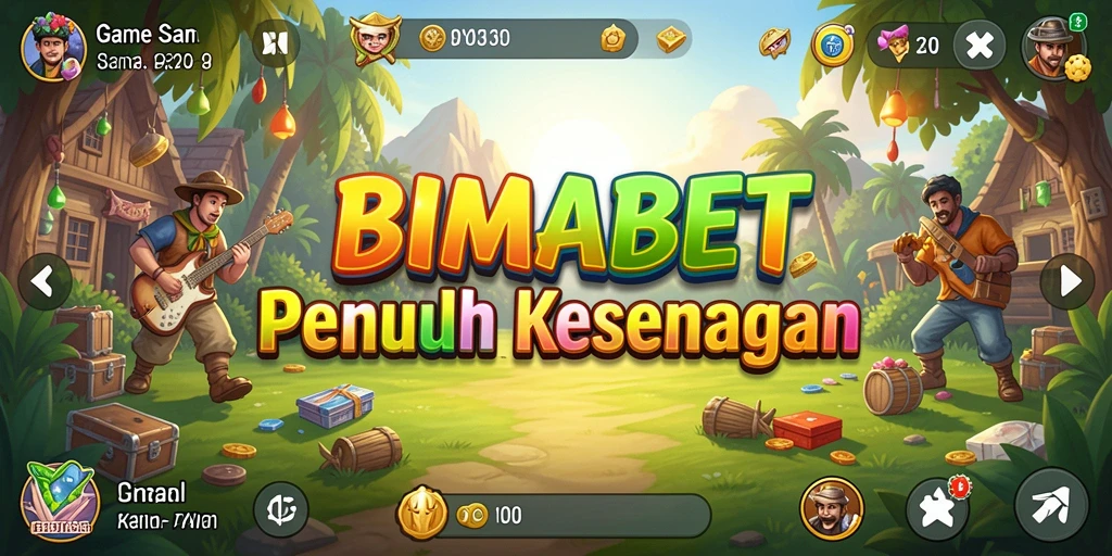 Tampilan gameplay <strong>BIMABET</strong> yang menarik dan penuh warna.