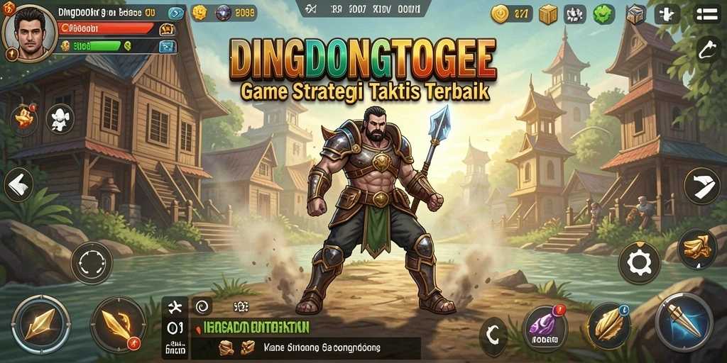 Tampilan menakjubkan dari gameplay DINGDONGTOGEL.