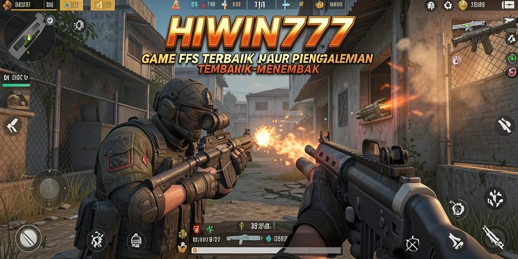 Tampilan gameplay seru dari HIWIN777 dengan aksi tembak-menembak yang intens.