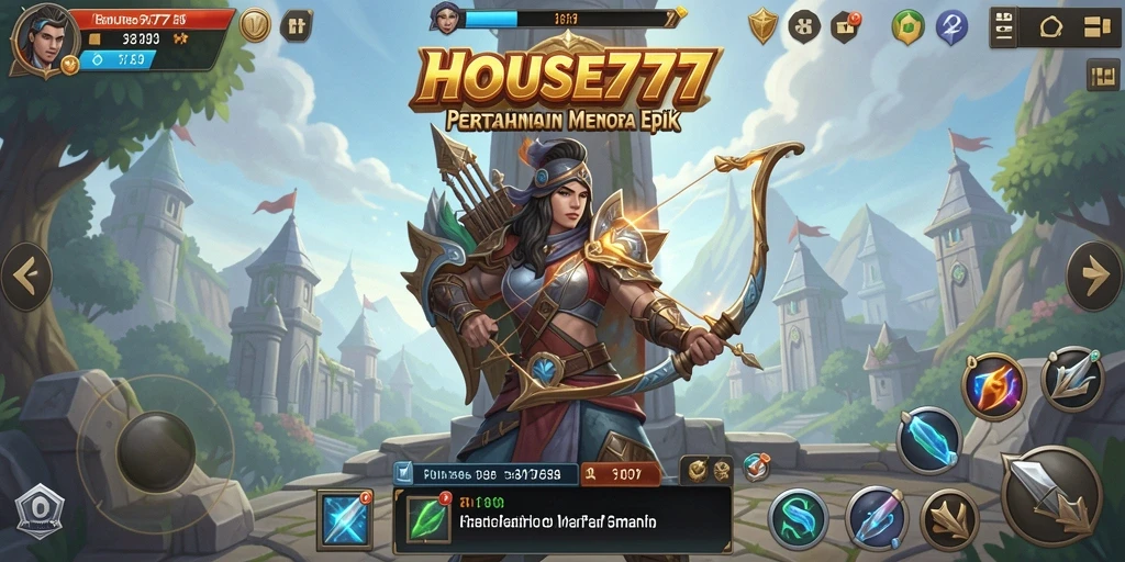Gameplay seru di <strong>HOUSE777</strong> dengan strategi menara yang menantang.