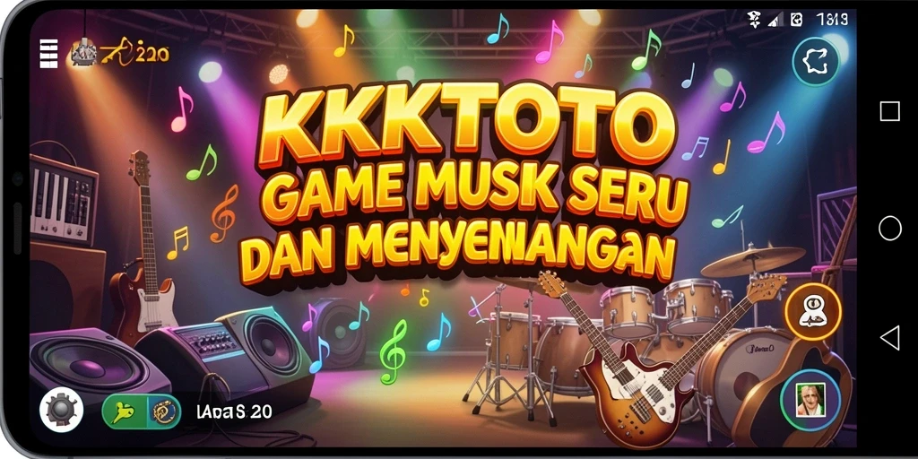 Gameplay KPKTOTO menampilkan keseruan bermain musik bersama teman.