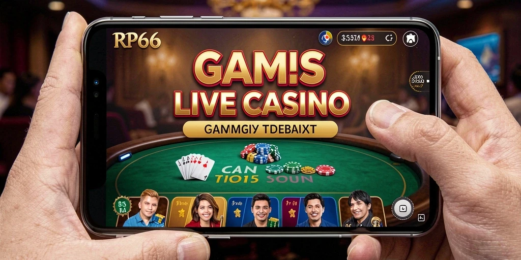 Screenshot gameplay RP66 menampilkan suasana kasino yang hidup dan interaktif.